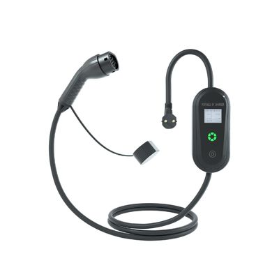 조정 가능한 휴대용 전기 차량 충전기 220V 16A 3.5kw LCD 표시등