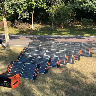 단결성 휴대용 태양 전지 패널 300W 전력 필름 태양 전지 폴더블