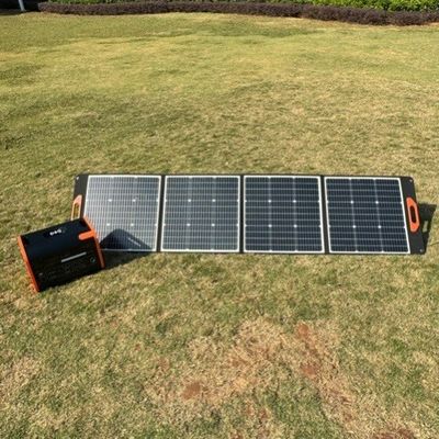 UB-100 야외 내구성 녹색 태양 전지 패널 100W 등급 전력 폴딩 휴대용 기기