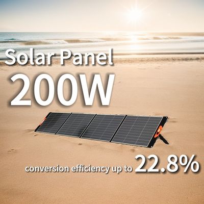 가벼운 5.15kg 검은색 200W 태양광 패널