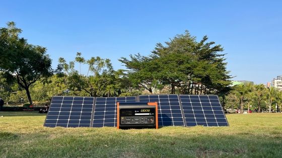 MSDS 일결성 실리콘 태양 전지판 400W 접이식 태양 전지판 충전기