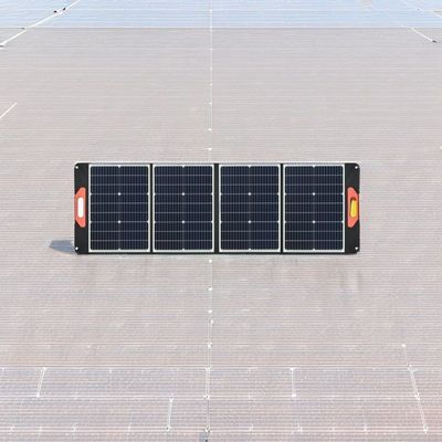 전력 발전소 및 캠핑 여행용 폴더블 태양광 PV 키트 100W 12V 조절 스탠드