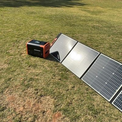 100W 블랙 유연 태양 전지 패널 휴대용 패널 접이식 태양 전지 패널 UB-100