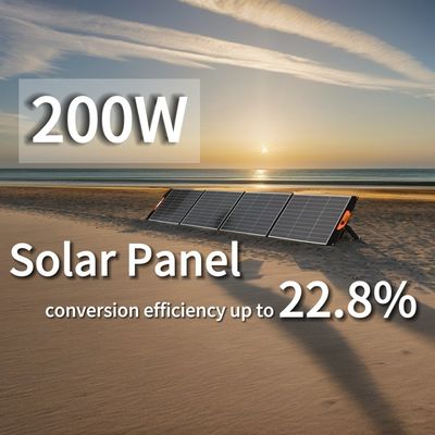 200W 단 결정적 실리콘 태양 전지 패널 및 경쟁 및 전력 공급