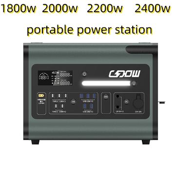 인버터 패널과 220V AC 출력 휴대용 전원 공급 장치와 2048wh 태양광 발전소
