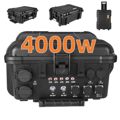 휴대용 태양광 발전소 4000W 전력 리?? 배터리 인력 스틱