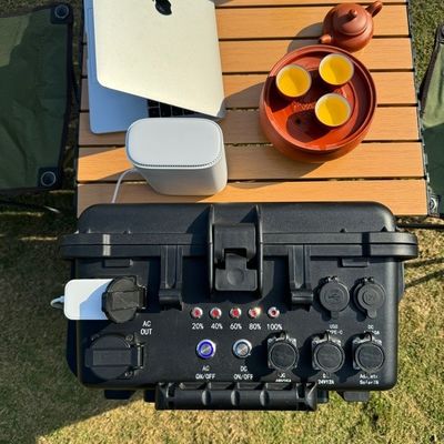 휴대용 태양광 발전소 4000W 전력 리?? 배터리 인력 스틱