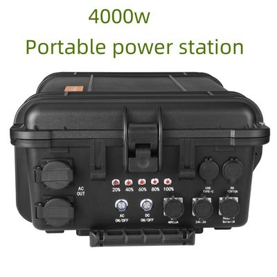 긴급 상황용 4000W 220V LiFePO4 다기능 이동 전력 발전소
