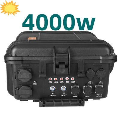 4000W 초고속 충전 휴대용 발전소 42kg LiFePO4 리?? 배터리