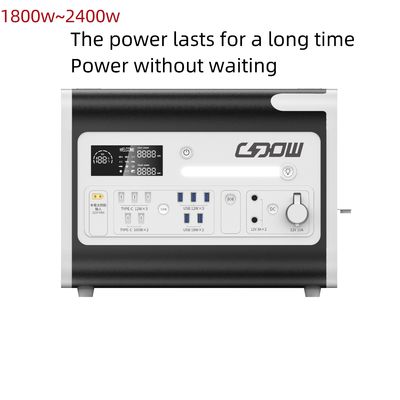 야외 가정용 에너지 시스템 PV 충전과 함께 2200W 태양 이동 전력 발전소 발전기