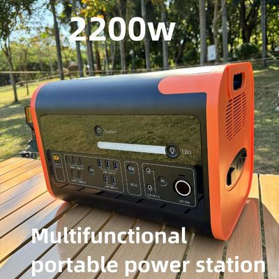 2200W LiFePO4 가정용 비상용 태양 발전기