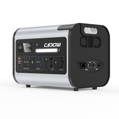 순수한 시노파 인버터 2200W LiFePO4 블랙 휴대용 태양 전지