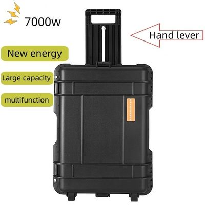항공 소켓 휴대용 태양 전지 발전기 7000W 끊김 없는 전원 공급 110V-220V