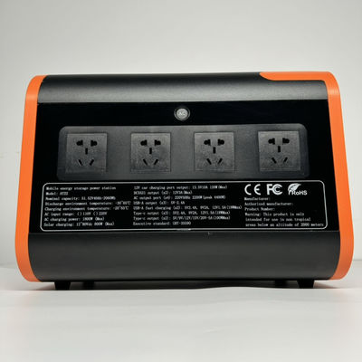 휴대용 태양광 발전소 가족 및 비상용 2200W LiFePO4 배터리 발전기