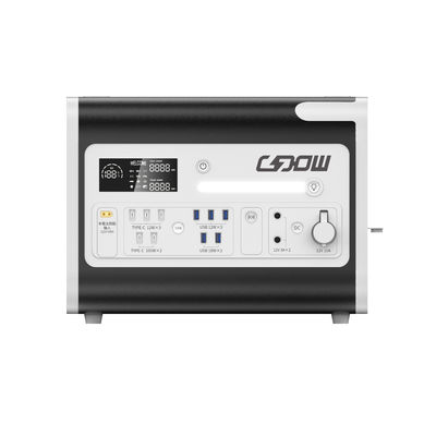 LiFePO4 배터리 휴대용 태양 발전기 C형 3*18W/2*100W 출력 및 패널