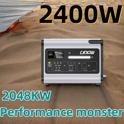 휴대용 전원 공급 2048wh 2000W 태양광 발전소 사용자 정의 요청 및 샘플