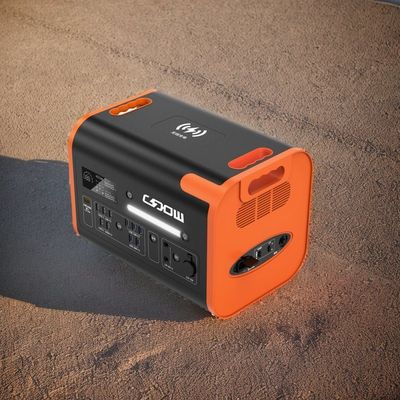 무선 충전 15W 1000W 2200W 야외 비상 캠핑용 휴대용 발전소