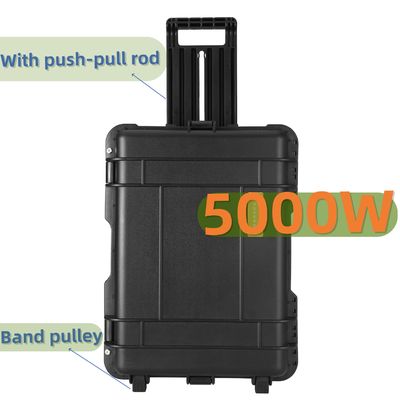 5000W 휴대용 발전소 순수 시노파 인버터와 EU/미국 유니버설 소켓