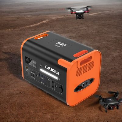 2048wh 오프 그리드 발전소 800W ABS PC 알루미늄 합금 셸