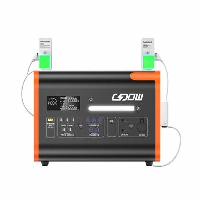 비상 준비 에너지 저장 배터리 메인 충전과 함께 휴대용 발전소 2200W