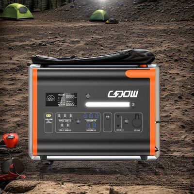 2048wh 휴대용 발전소 BMS 보호 2200W 태양 전지 저장 시스템