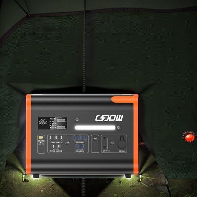 2048wh 휴대용 발전소 BMS 보호 2200W 태양 전지 저장 시스템