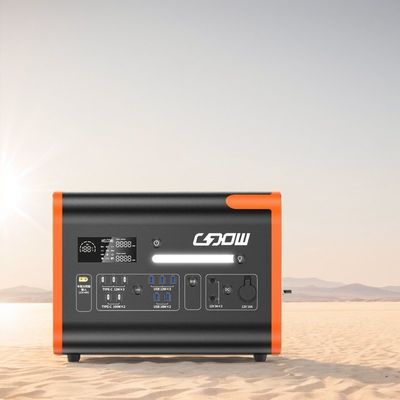 독일 2000W 2048wh AC-DC 출력 플러그 전기 휴대용 휴대용 리?? 발전소 태양 발전기