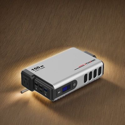 150W 110V 220V 휴대용 발전소 비상 백업용 AC 출력