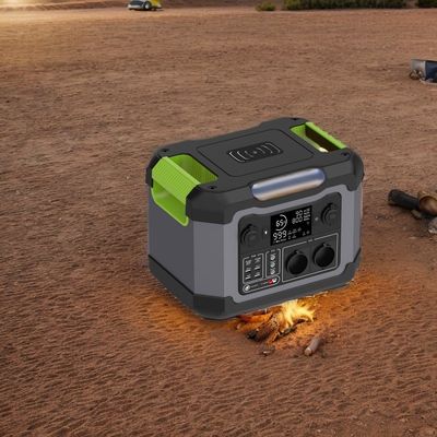 야외 및 가정용 무선 태양 발전기 1200W AC 출력 230V 휴대용 발전소