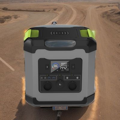 2000W 1680Wh LiFePO4 배터리 태양 에너지 저장 발전기 야외 비상 SOS