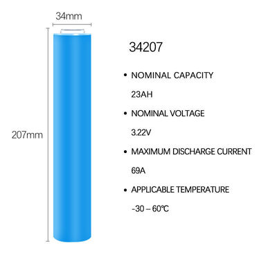 34207 3.2V 리?? 철화강 배터리 23Ah 실린더 알루미늄 껍질