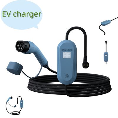 단일 단계 휴대용 EV 충전기 AC220V 모바일 EV 충전기