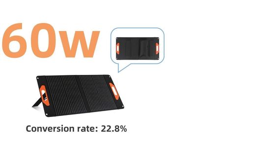 60W 100W 200W 모노 크리스탈린 실리콘과 함께 검은색 태양 전지 모듈
