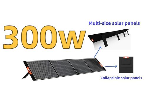 38.5V 7.8A 단결성 실리콘 태양 전지 패널 300W 전원 공급