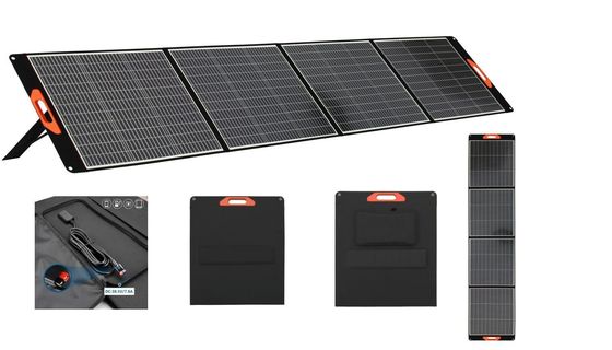 100W 폴더블 모노 크리스탈린 실리콘 태양 전지판 검은색 CE 인증