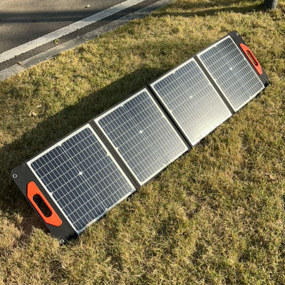 캠퍼 RV용 단일 크리스탈 접히는 태양 전지 패널 200W