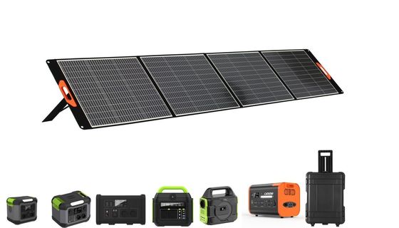단결성 실리콘 PV 모듈 100W 200W 300W 정부 태양 전지 패널