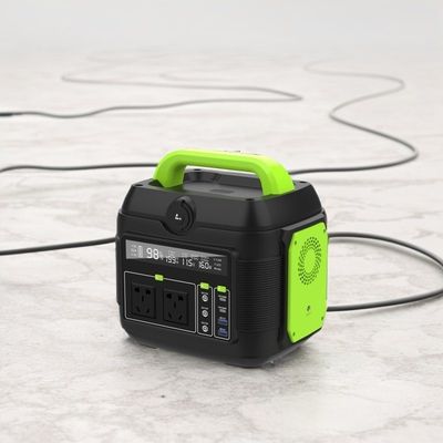 600W 에너지 저장 300W 배터리 뱅크와 200W 태양 전지 충전기와 함께 긴급 이동 전원 공급