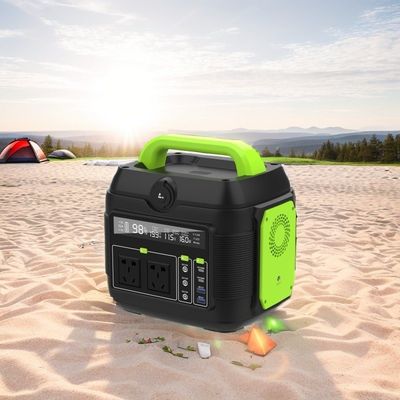 600W 에너지 저장 300W 배터리 뱅크와 200W 태양 전지 충전기와 함께 긴급 이동 전원 공급