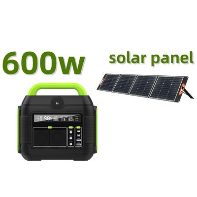 큰 용량 휴대용 발전소 걱정 없이 여행할 수 있는 태양 발전기 600W