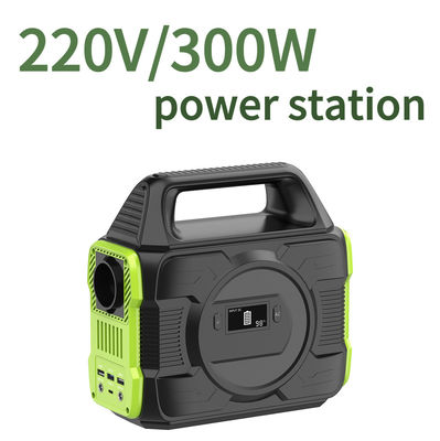 110V 220V 태양광 전력 공급 장치 액체 결정 디스플레이와 함께 휴대용 300W 배터리 전력 은행