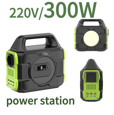 300W 다기능 휴대용 배터리 캠핑용 태양광 발전소