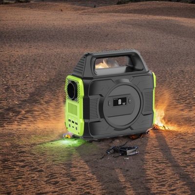 300W/600W 캠핑용 AC 이동 전력 발전소 다기능 출력 및 QC3.0 급전하
