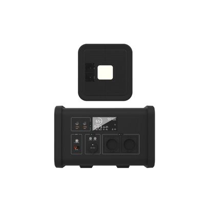 라이프포4 가정용 전력 중단 700W AC 출력 전력 및 LED 조명으로 휴대용 발전소