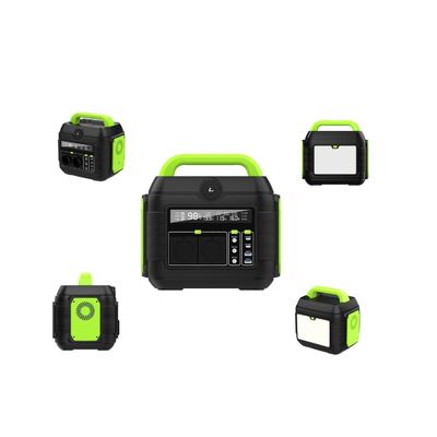 600W 휴대용 모바일 발전기 전원장, AC 소켓 UN 및 액체 결정 디스플레이