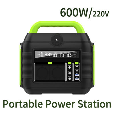 재사용 가능한 500W 파워 뱅크 600W 야외 휴대용 리?? 스테이션 어드벤처 캠핑