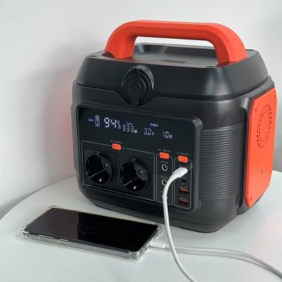 휴대용 모바일 발전기 전력 다기능 전력 발전소 발코니 RV용 576wh/600W