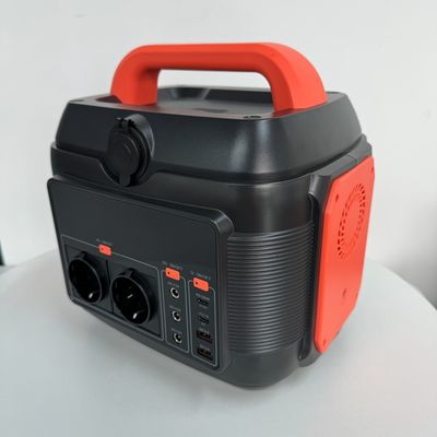 600W 야외 휴지 리?? 배터리 팩 재충전 태양 전지 AC-DC 타입 C 백업 발전소