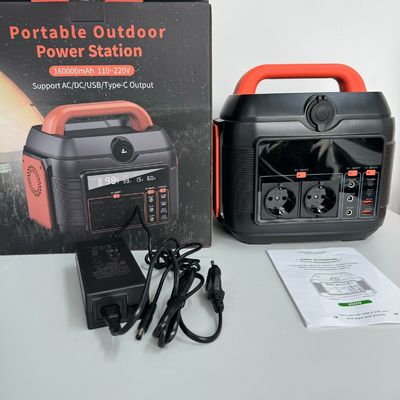 576wh 600W 휴대용 태양 발전기 야외 가정 RV 드론 산소 발전기