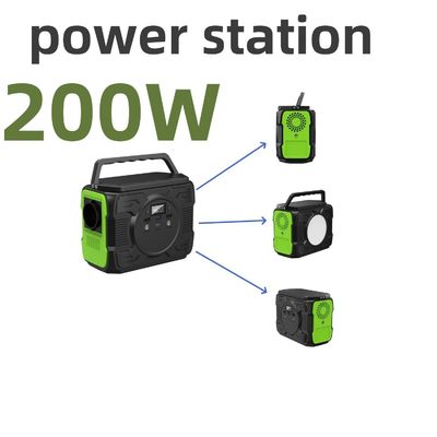 200W 태양 에너지 저장 발전기 비상 발코니 RV용 휴대용 모바일 전원
